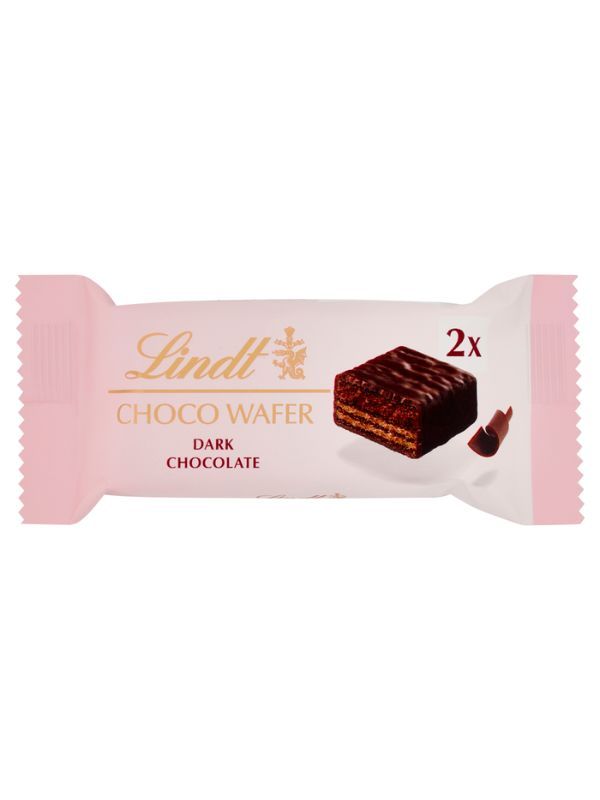 LINDT Chocowafer Snack Chocolat Noir 26G