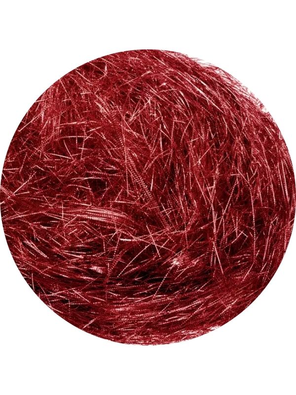 Ghirlanda Di Natale Capelli D'Angelo Rosso 50G