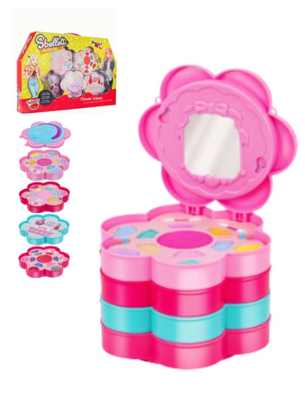 Jeu De Fille Boîte De Maquillage Avec Miroir 