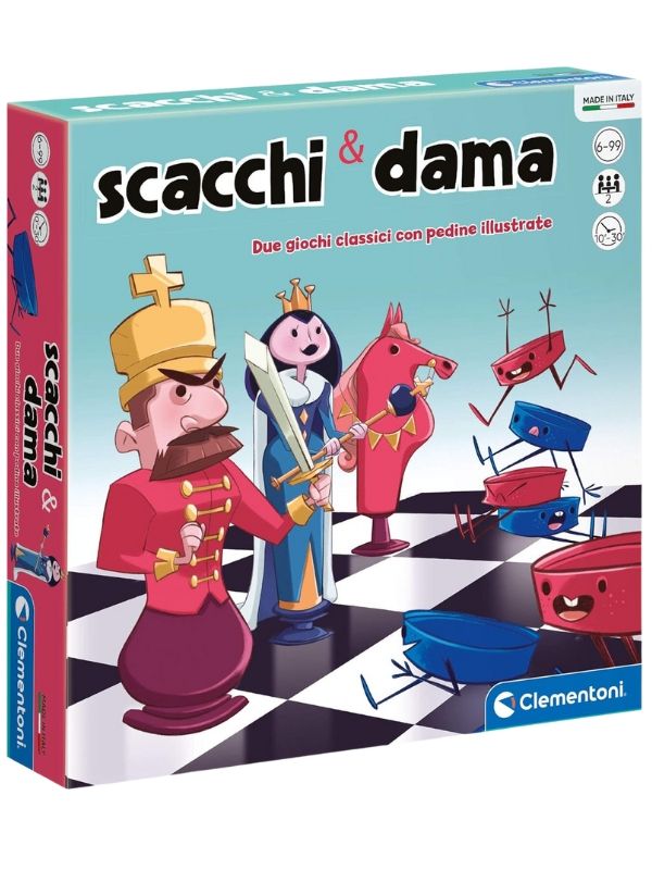 CLEMENTONI Jeu De Société Échecs&Dama 