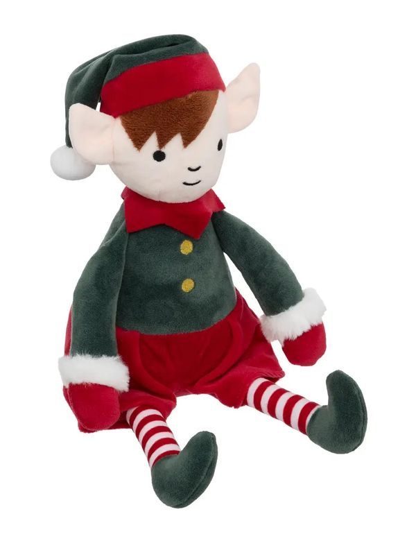 Peluche Lutin De Noël 35Cm