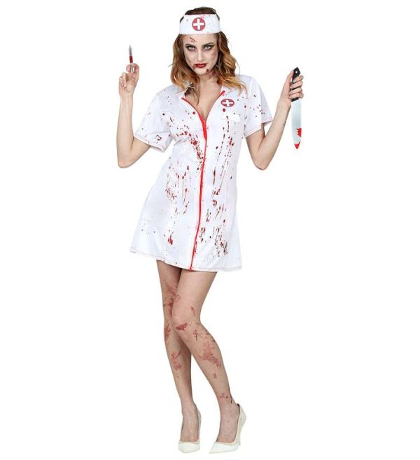 Costume Halloween Donna Infermiera Zombie