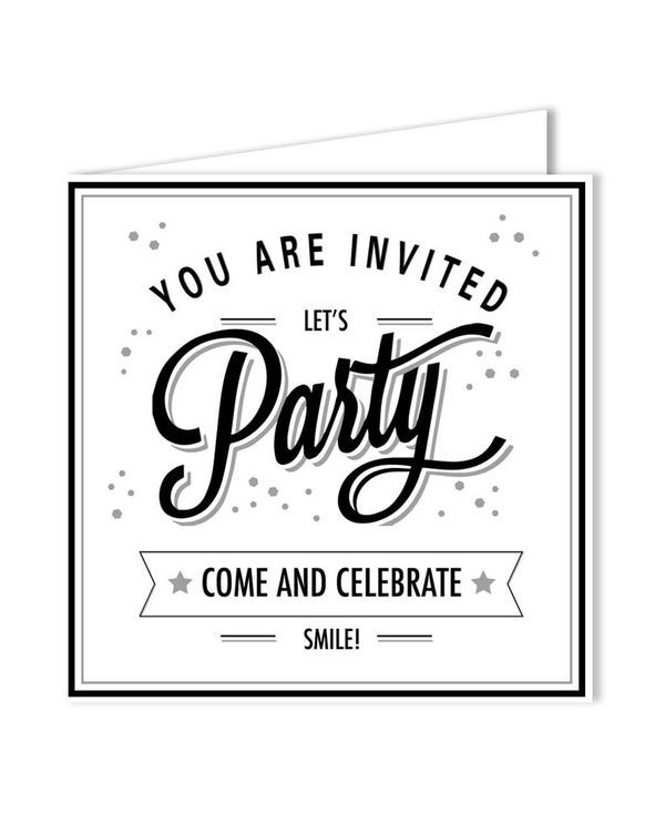 Artikel Party Vintage Buon Compleanno Einladung 