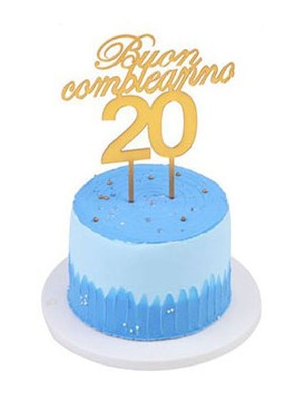 Articolo Party 20 Anni Deco Torta 15X18Cm