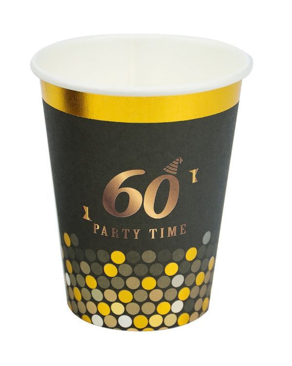 Article Party 60 Ans Verre 9Cm