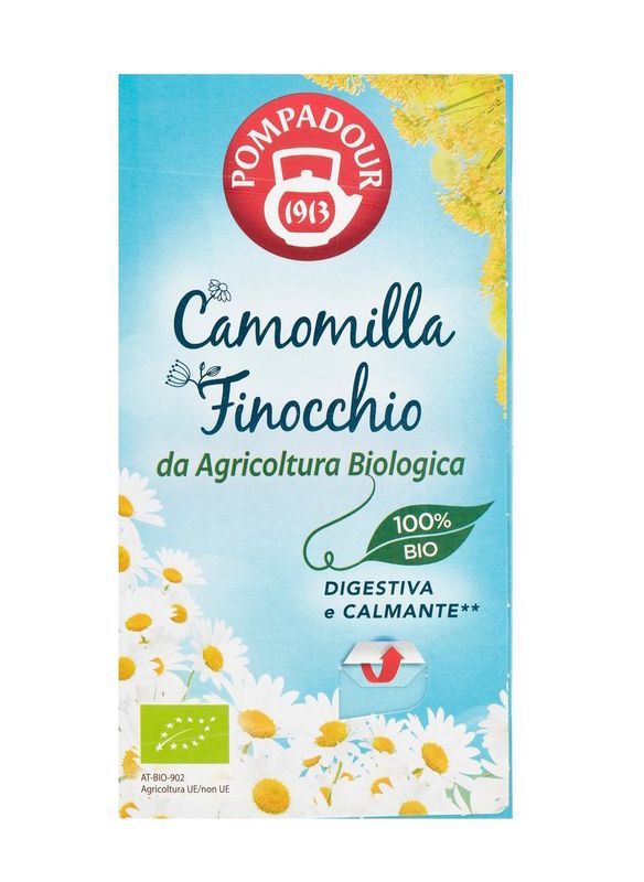 POMPADOUR Infuso Camomilla E Finocchio 18 Bustine 