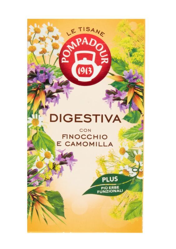 POMPADOUR Tisana Digestiva Finocchio E Camomilla 18 Bustine 