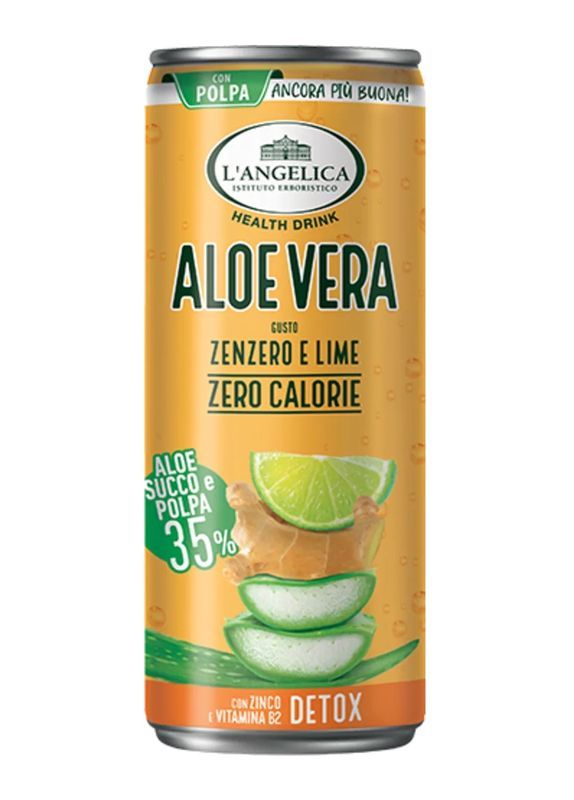 L'ANGELICA Kalter Kräutertee Aloe, Ingwer Und Limette 240Ml 