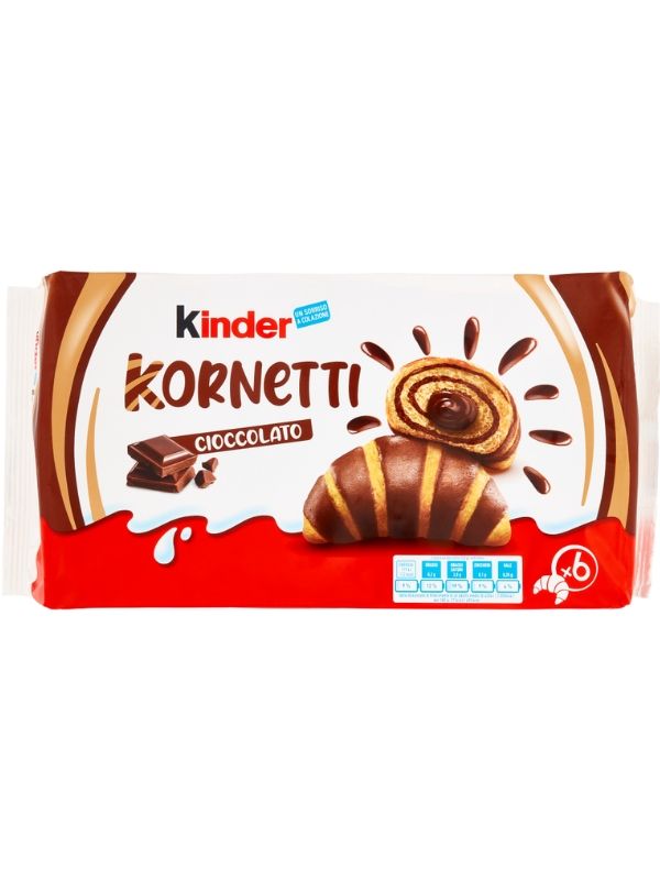 KINDER Kornetti Chocolat 6X42G