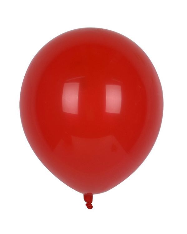 Ballons En Latex Unicolores Rouge 25Cm - 20 Pièces