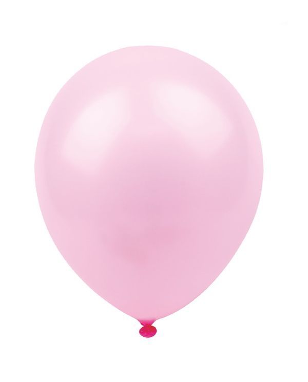 Ballons En Latex Unicolores Rose 25Cm - 20 Pièces