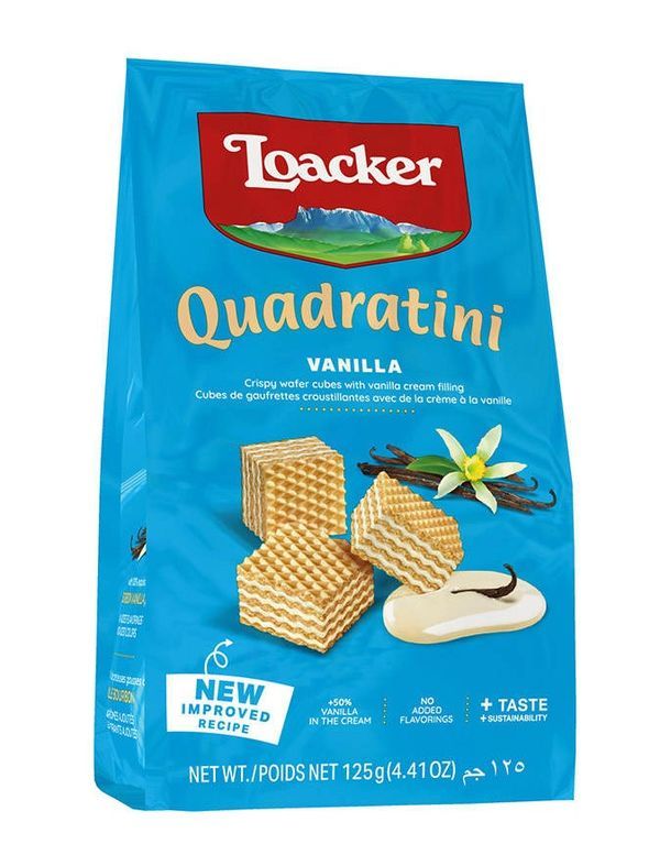 LOACKER Quadratini Vanilla 125G