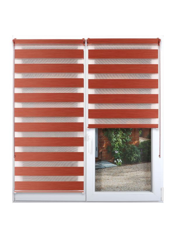 Tenda A Rullo Luce/Notte Terracotta 45X180Cm