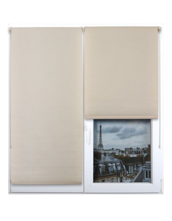 Rollladen In Stoff Beige 45X180Cm