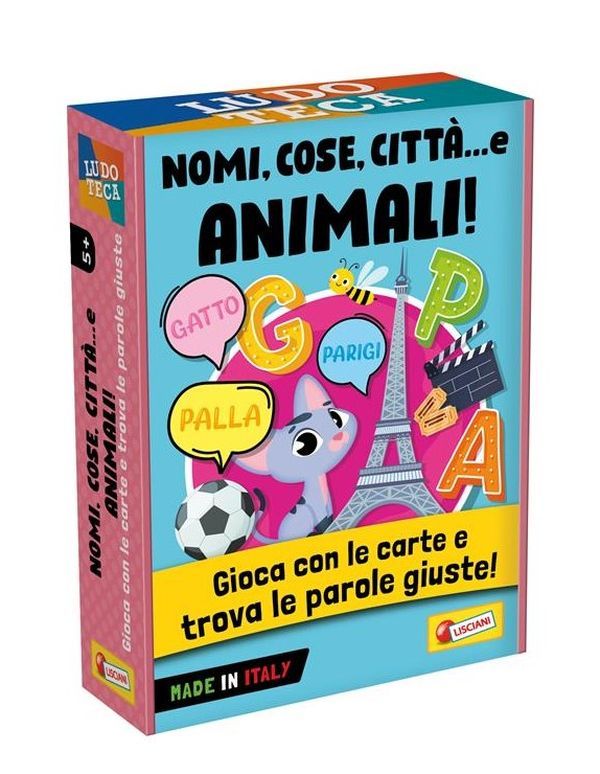 LUDOTECA Le Carte Dei Bambini Nomi Cose Città E Animali