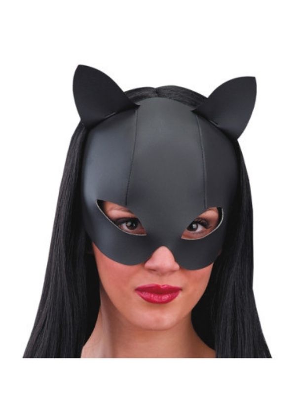 Maschera Di Carnevale In Ecopelle Gatto 