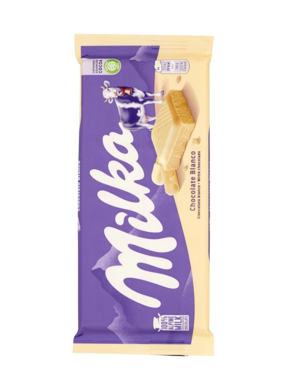 MILKA Tafel Weiße Schokolade 100G