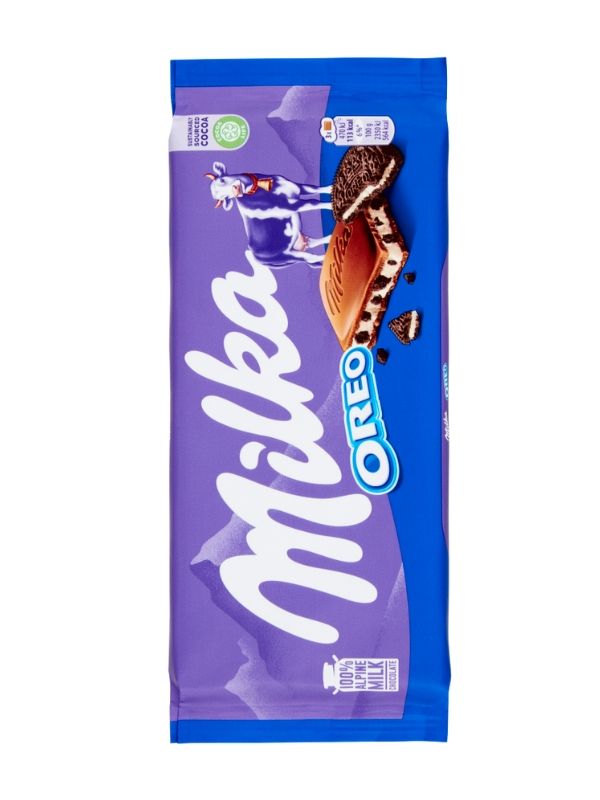 MILKA Tablette De Chocolat Au Lait Avec Crème Oreo 100G