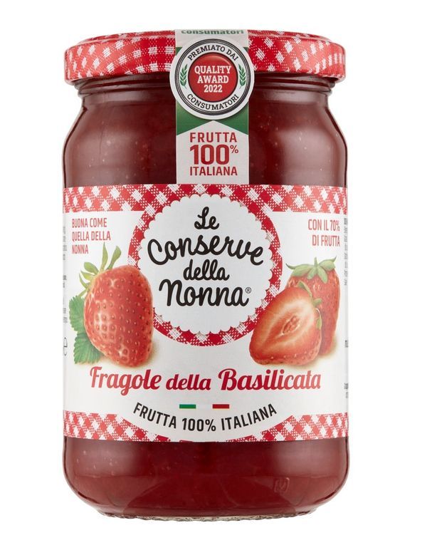 LE CONSERVE DELLA NONNA Konfitüre Erdbeeren 330G