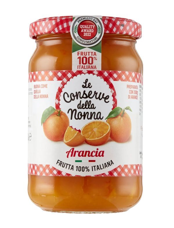 LE CONSERVE DELLA NONNA Marmelade Orangen 350G