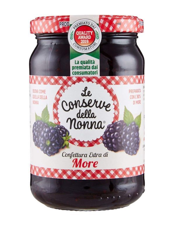 LE CONSERVE DELLA NONNA Konfitüre Schwarzbeeren 340G