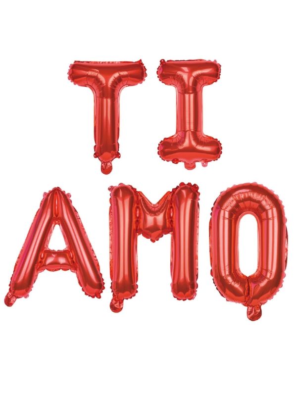 Valentinstag Luftballons Schriftzug I Love You 40Cm