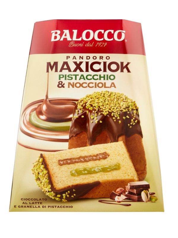 BALOCCO Pandoro Maxiciok Pistazie&Haselnuss 800G