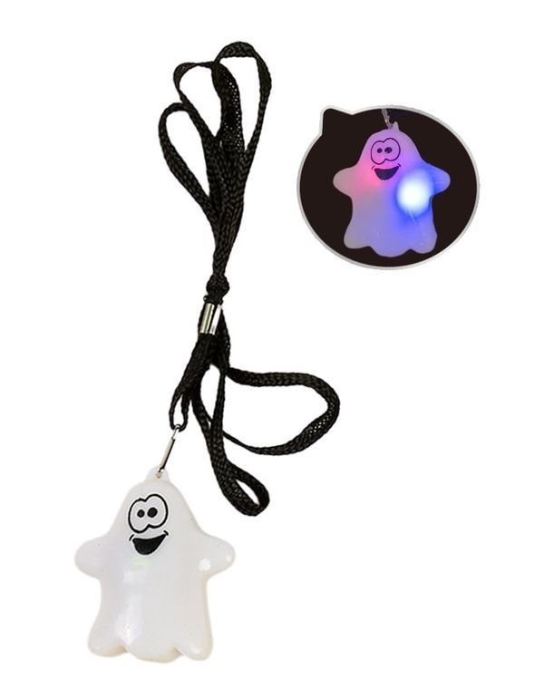 Accessoire D'Halloween Collier Fantôme Lumineux 