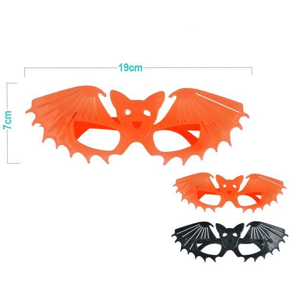 Halloween-Accessoire Fledermausbrille - Sortiert