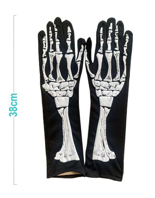 Accessoire D'Halloween Gants De Squelette 