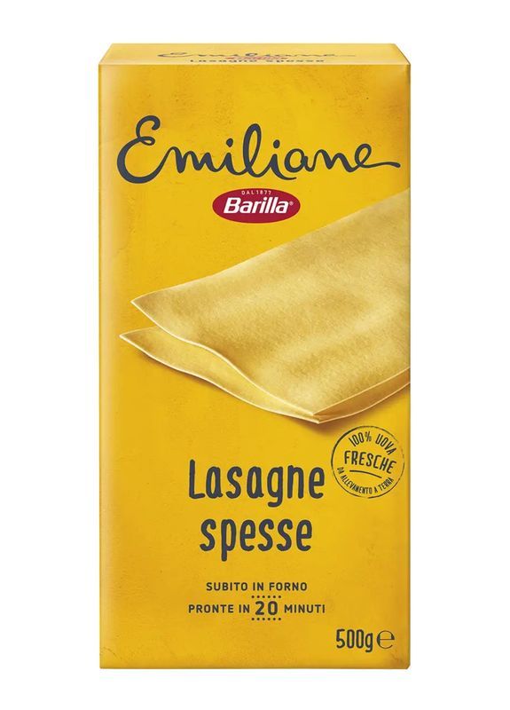 BARILLA Emiliane Eierpasta N.199 Lasagne 500G