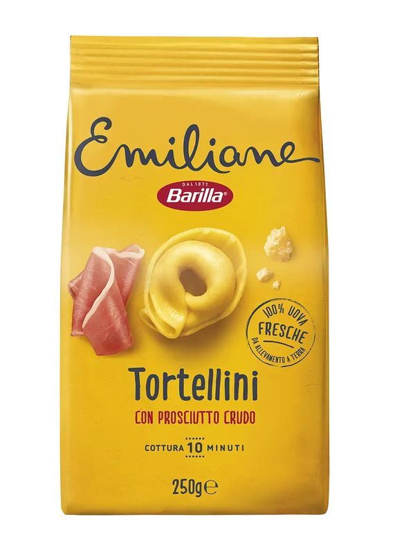 BARILLA Emiliane Eierpasta Tortellini Mit Schinken 250G