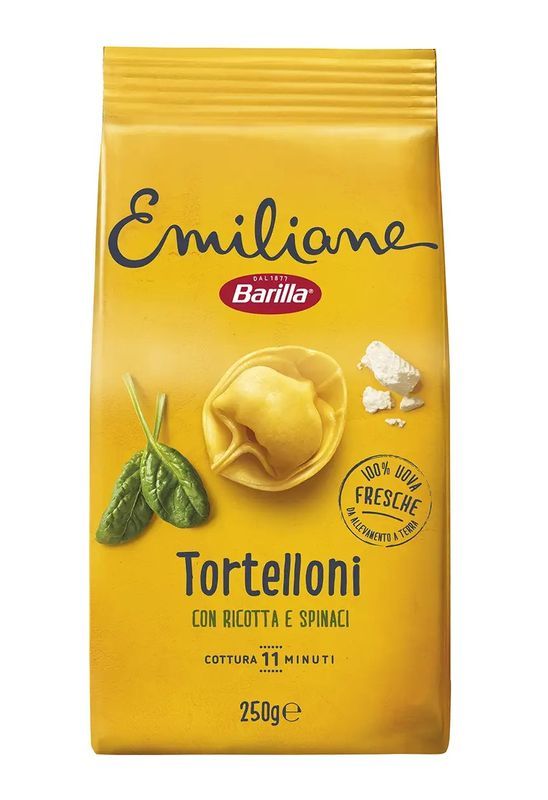 BARILLA Emiliane Eierpasta Tortelloni Ricotta Und Spinat 250G