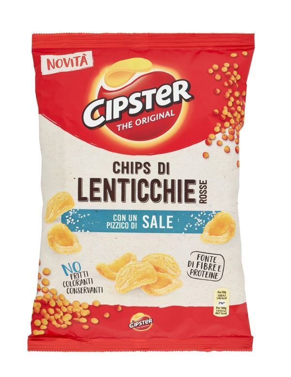 CIPSTER Rote Linsenchips 80G