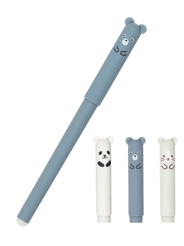 Stylo Kawaii Animal Effaçable - Assortis