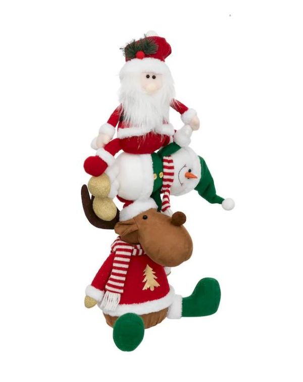 Personaggi Natalizi In Peluche 85Cm