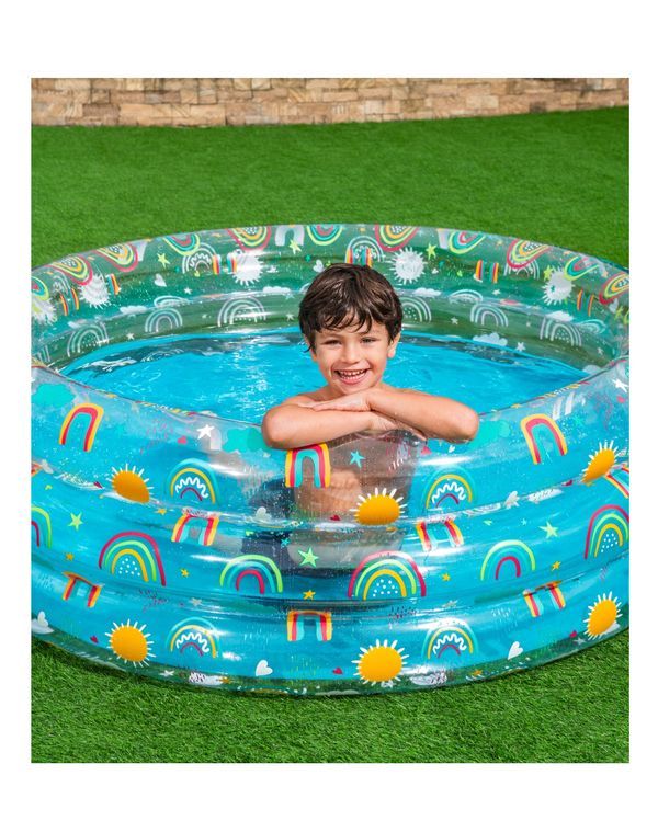 BESTWAY Piscine Gonflable Pour Enfants Rainbow Splash 150X53Cm