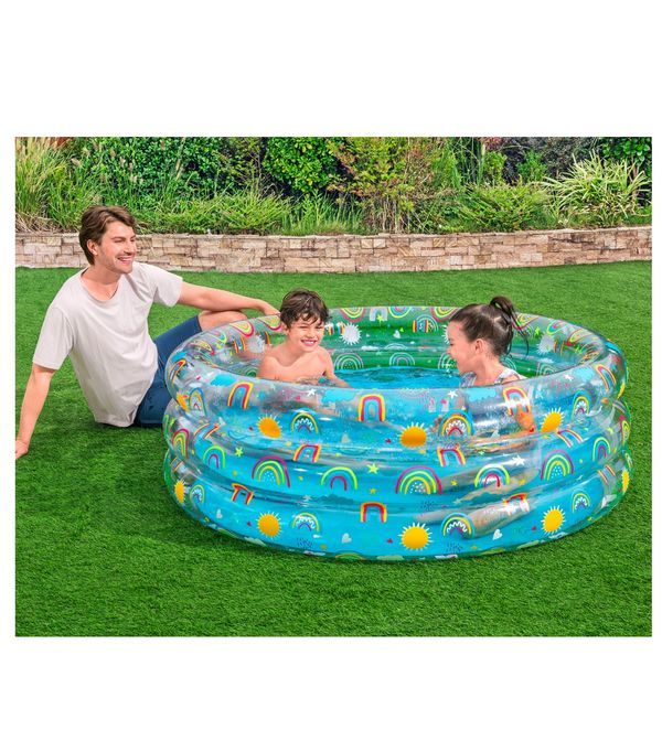 BESTWAY Piscine Gonflable Pour Enfants Rainbow Splash 150X53Cm