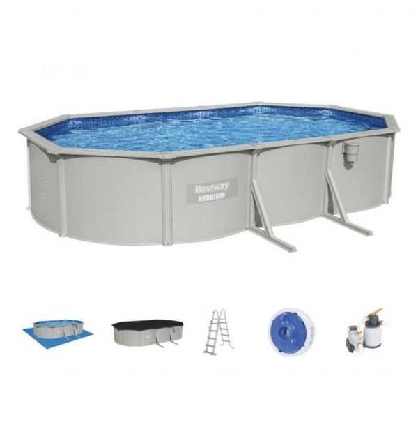 BESTWAY Piscine Ovale Hydrium 500X360XH120Cm