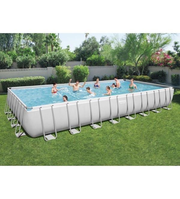 BESTWAY Rechteckiger Pool Pro Steel Frame 956X488XH132Cm