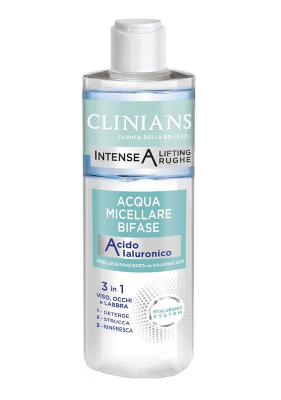 CLINIANS Eau Micellaire  3 En 1 Pour Tous Les Types De Peau 400Ml