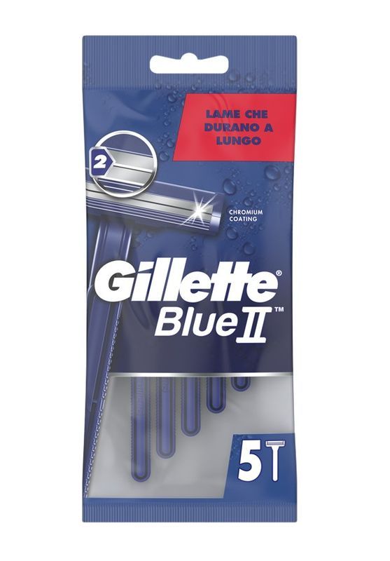 GILLETTE 2-Klingen-Rasierer Blue Ii 5 Stücke