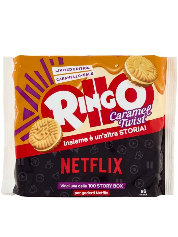 RINGO Caramel Twist 165G