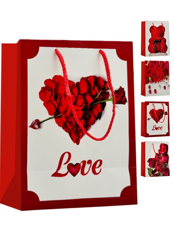 Valentinstag Geschenktüte 31X42X12Cm - Sortiert