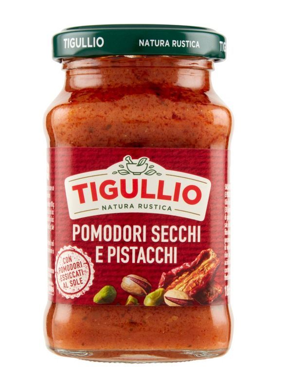 TIGULLIO Pesto Mit Sonnengetrockneten Tomaten Und Pistazien 185G