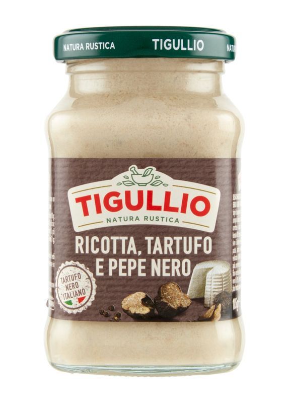 TIGULLIO Pesto Aus Ricotta, Trüffel Und Schwarzem Pfeffer 185G