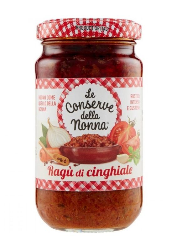 LE CONSERVE DELLA NONNA Ragoût De Sanglier 190G