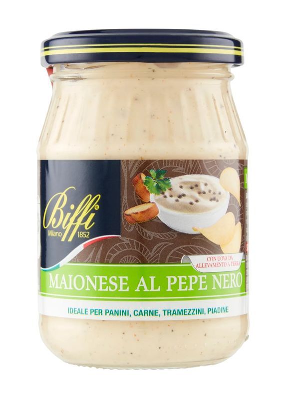 BIFFI Mayonnaise Au Poivre Noir 180G