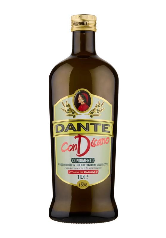 DANTE Huile D'Olive Méditerranéenne 1L