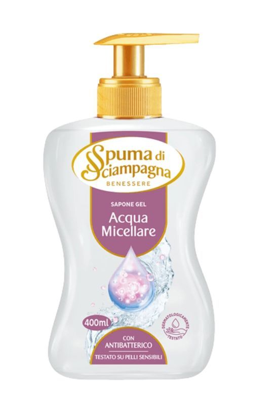 SPUMA DI SCIAMPAGNA Cremeseife Mizellenwasser 400Ml